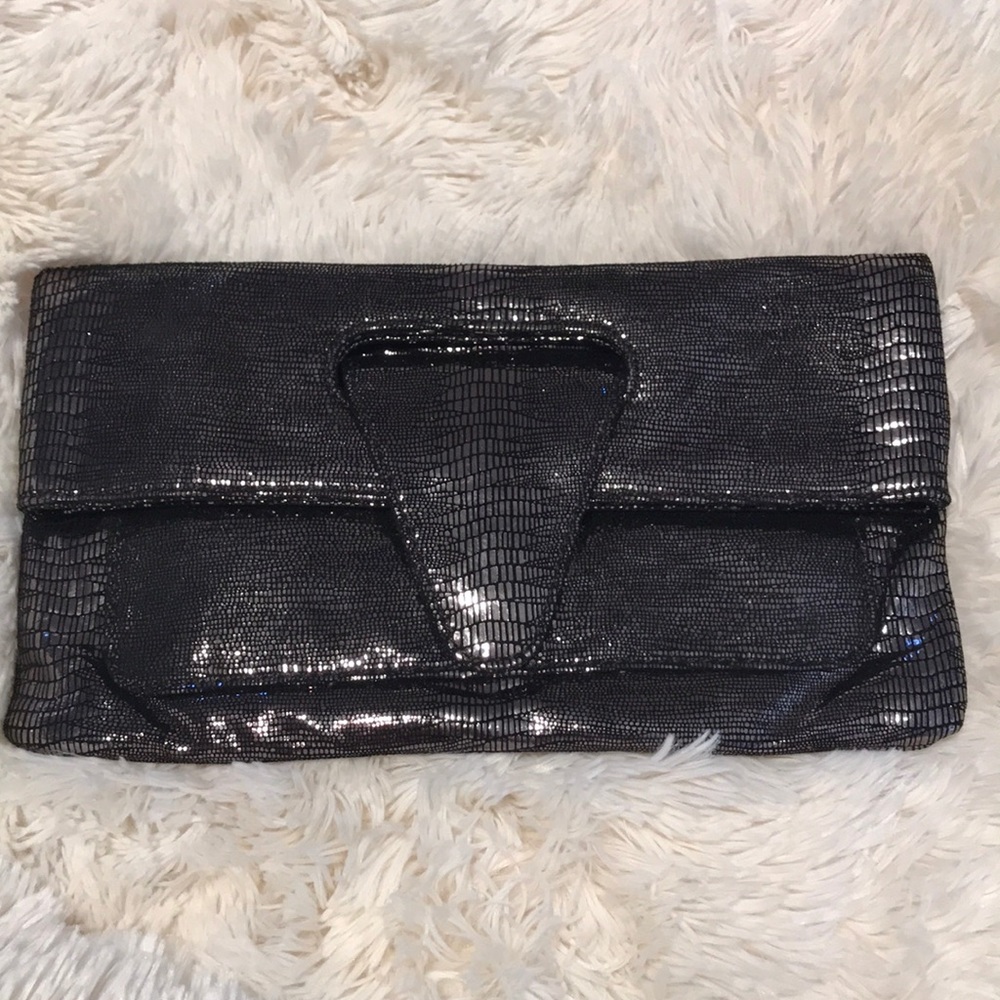 Gianni Bini snakeskin style clutch.